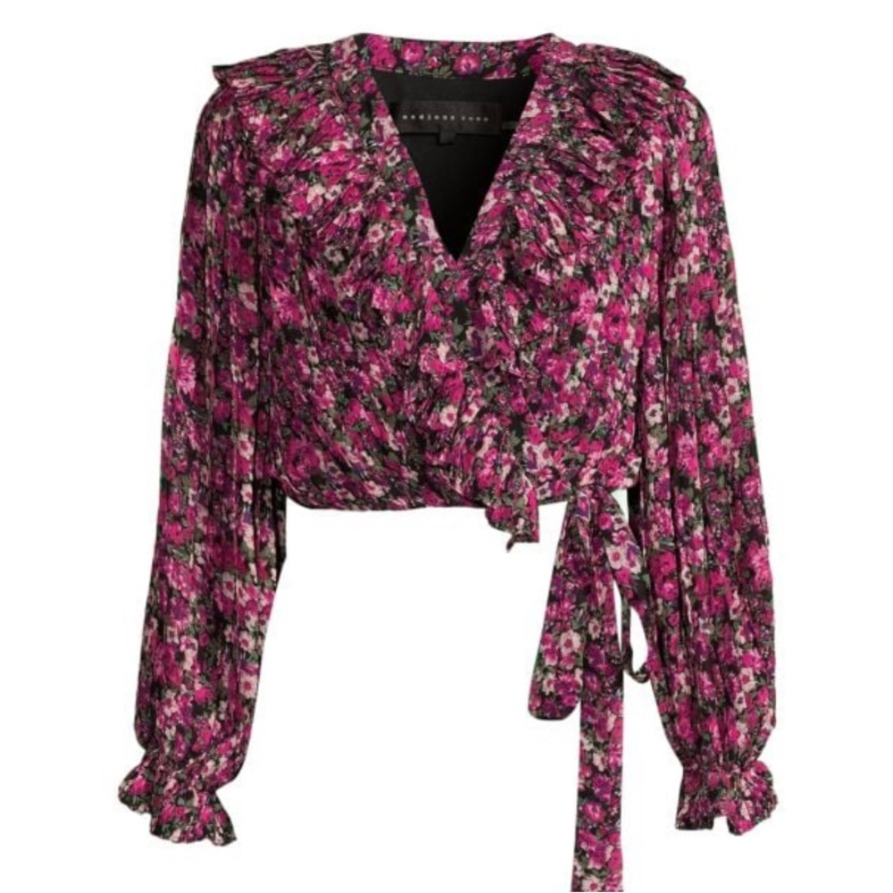 ENDLESS ROSE RUFFLE CROP TOP - Picture 3 of 3
